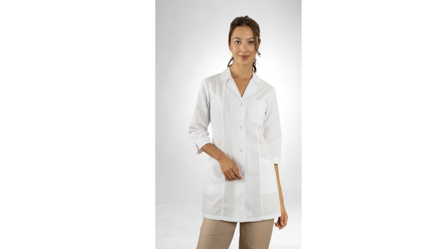Blouse médicale Eternelle manches mi-longues